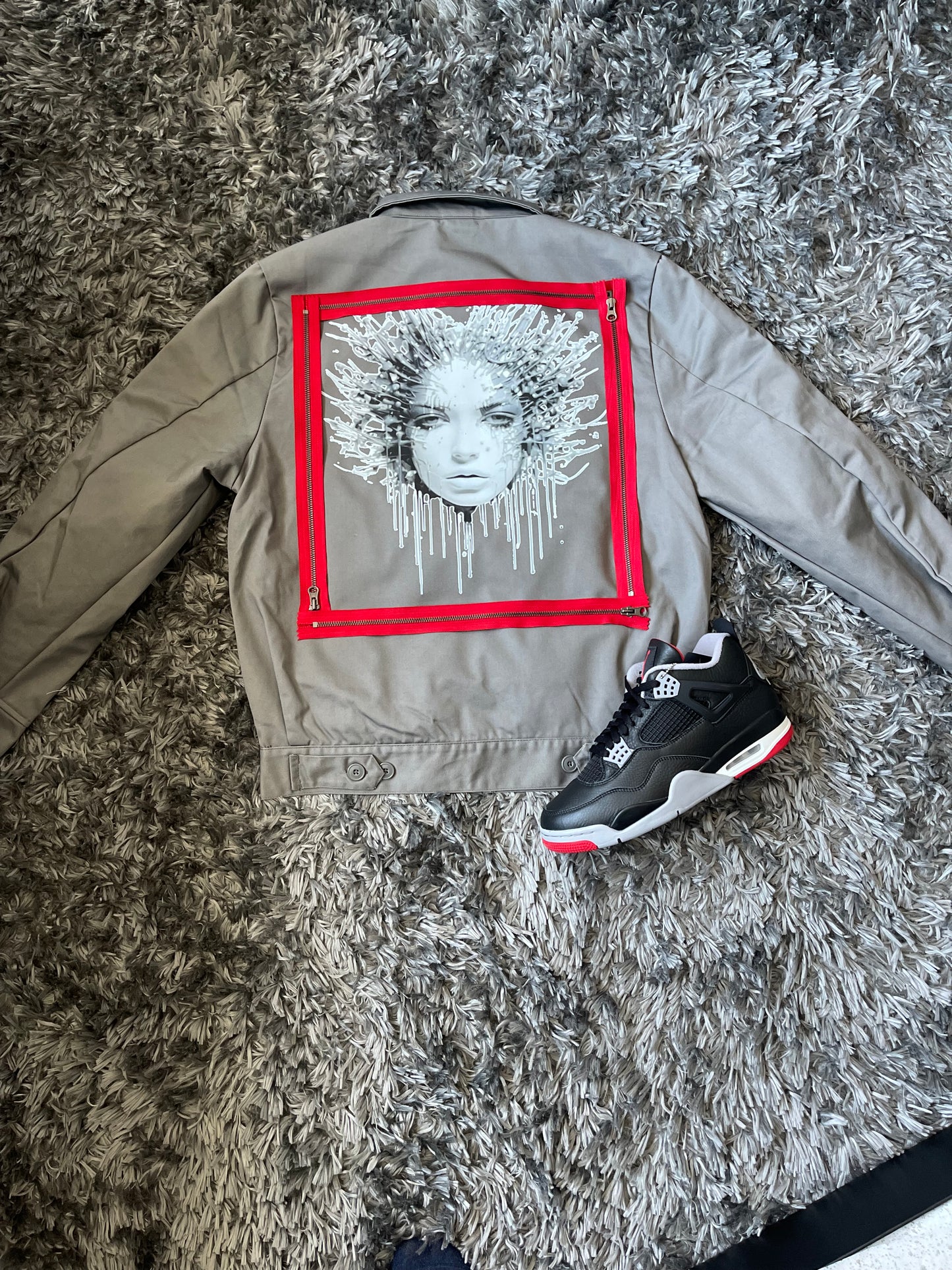 Grey “Art connoisseur “ Jacket