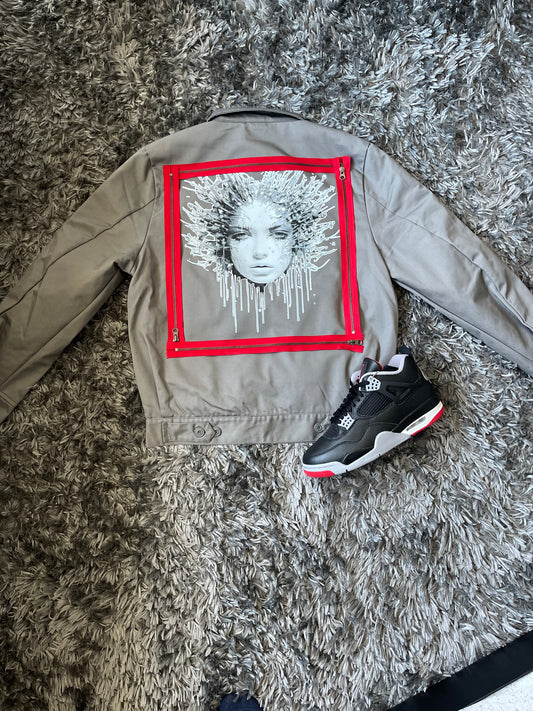 Grey “Art connoisseur “ Jacket