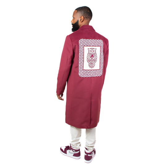 “Owl Overcoat” (Bordeaux)