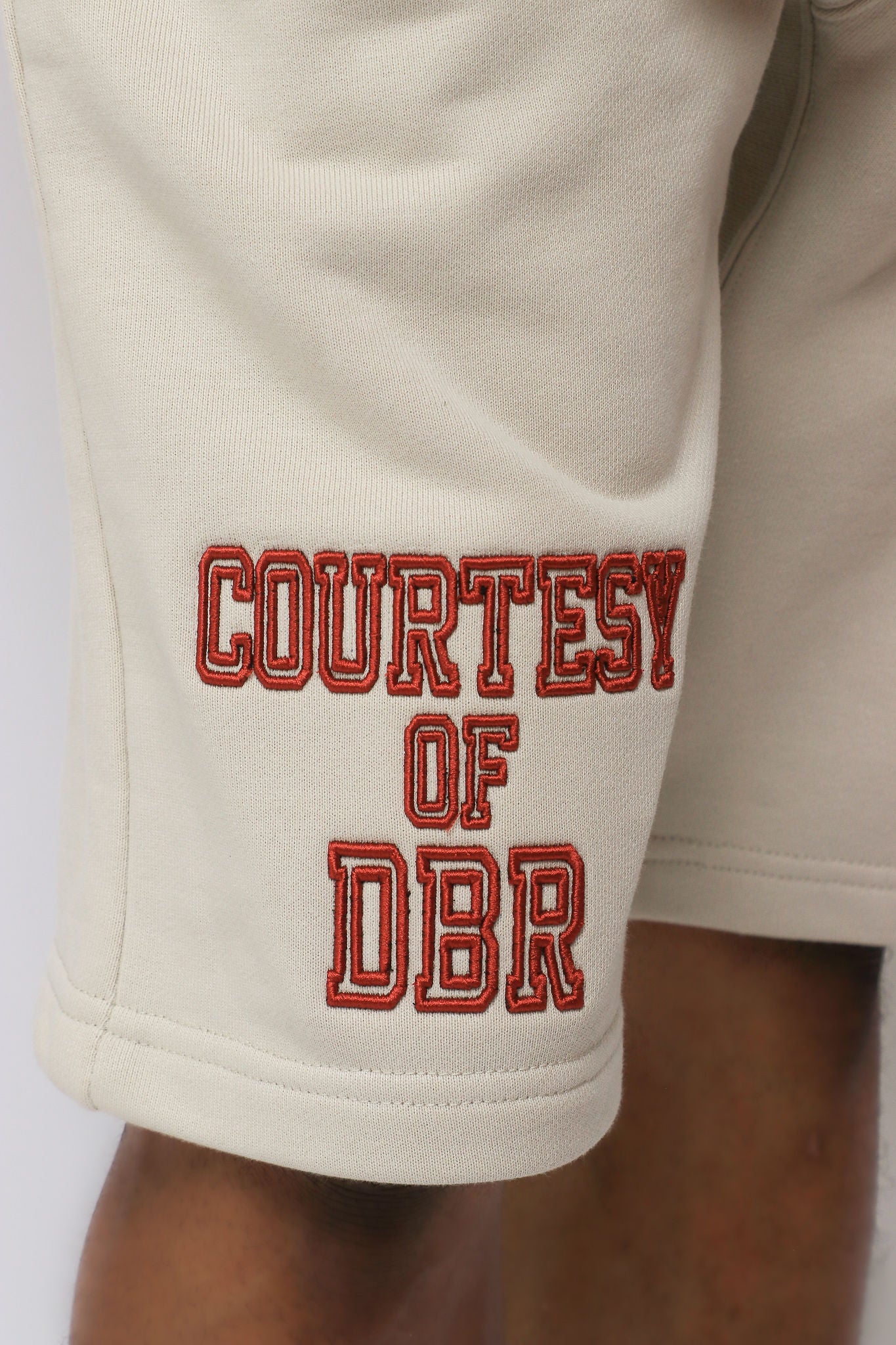 “DBR Jogging Shorts” (Light Beige)